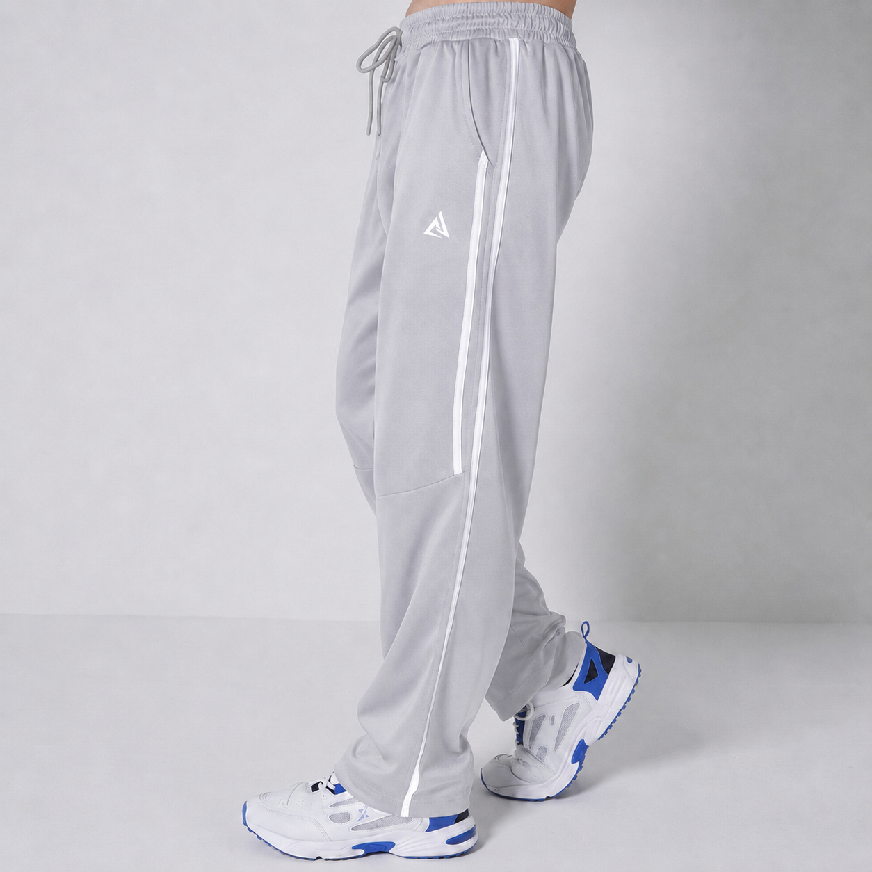 Vibe Motion Silver Gray Baggy Trouser
