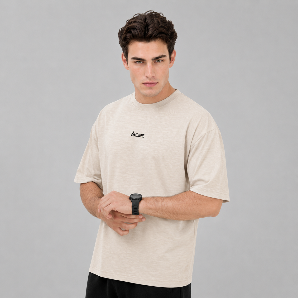 Driftwood Beige Baggy Shirt
