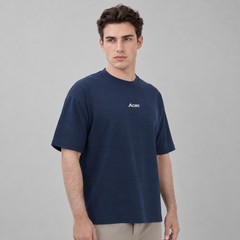 Skyline Loose Fit Navy Baggy Shirt