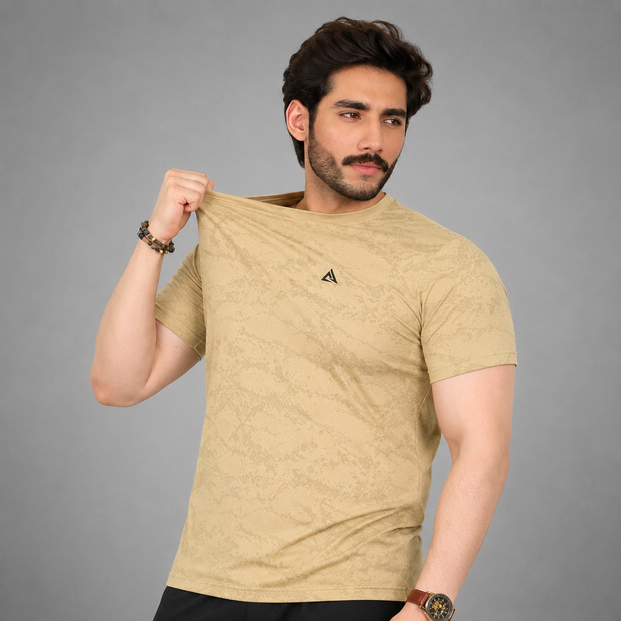 FOURNOD PRINT TOPS DRI-FIT TEXTURED T-SHIRT