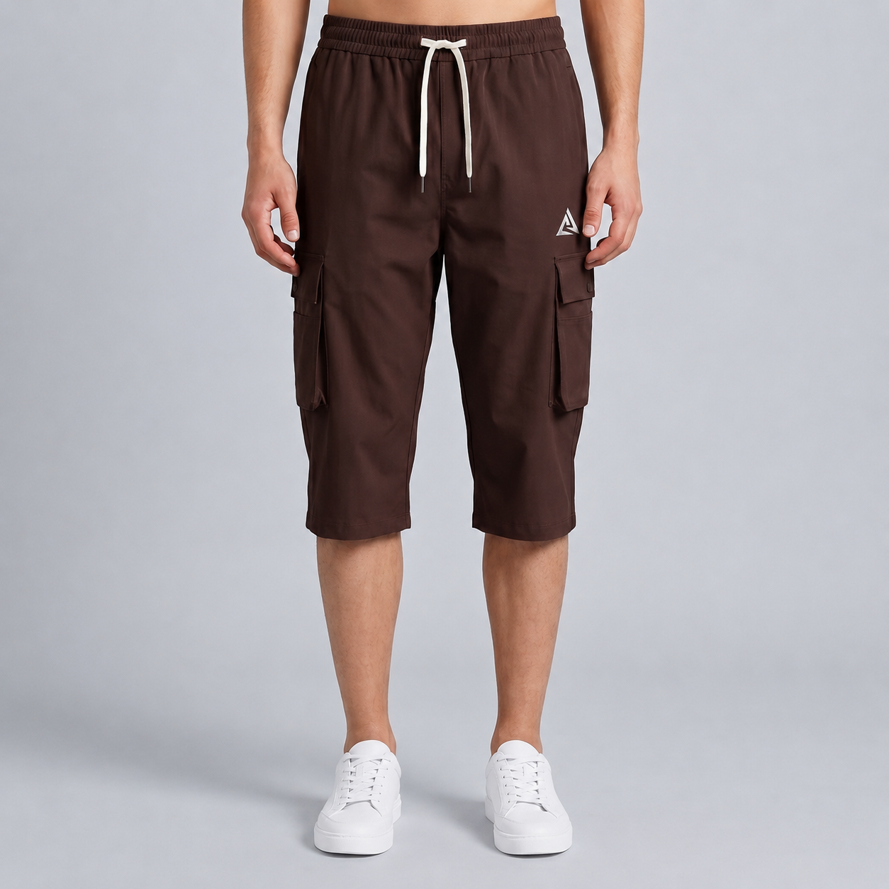 Ranger Fit Cargo Brown 3 Quarter Short