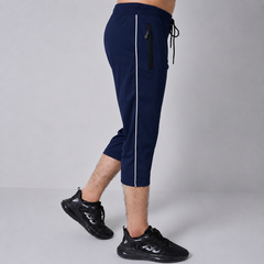 Active Motion Navy 3 Quarter Short