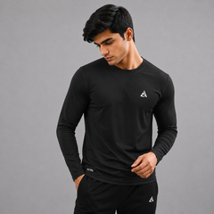 MENS BALL-MESH T-SHIRT BLACK DRI-FIT