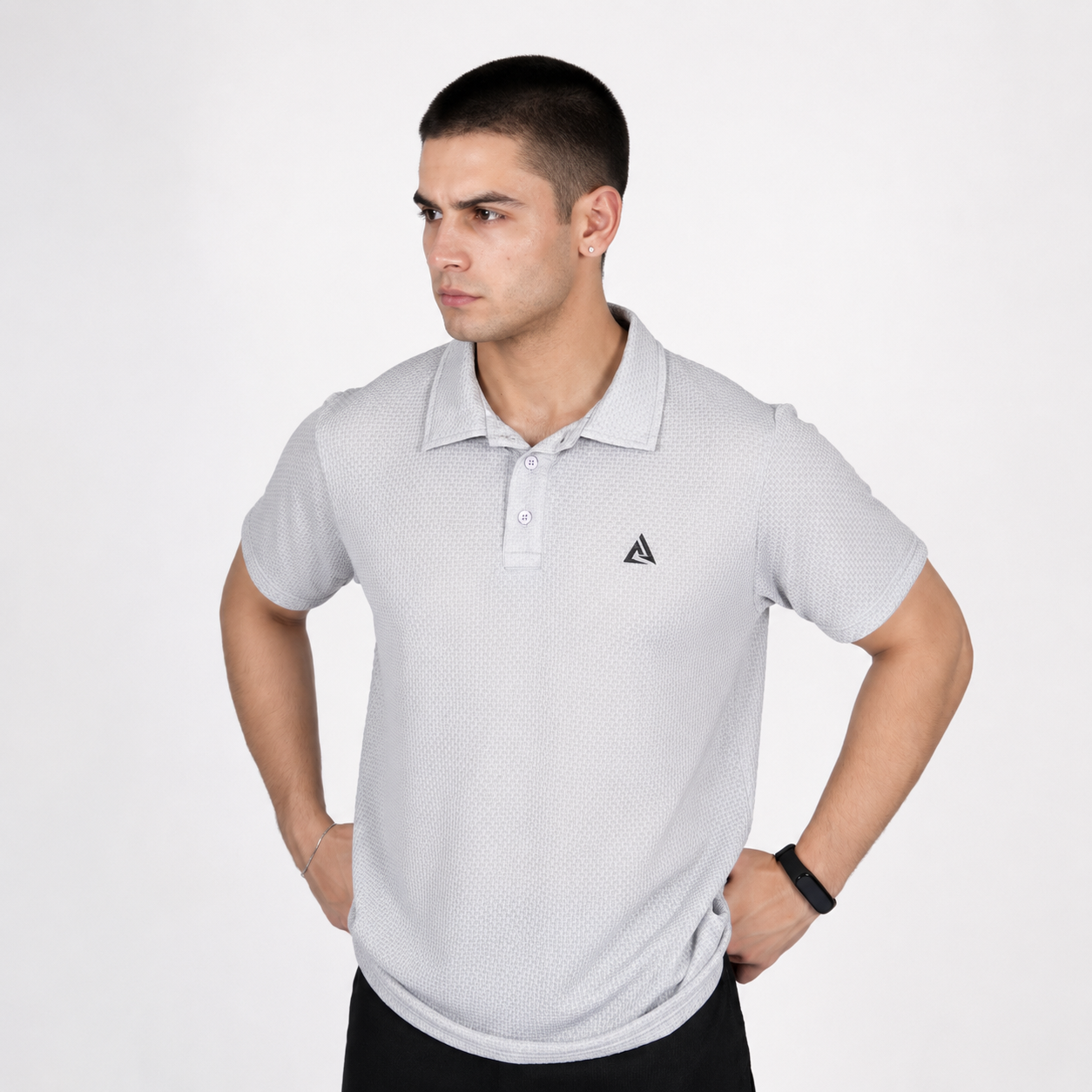 Urban Frost Gray Polo Shirt