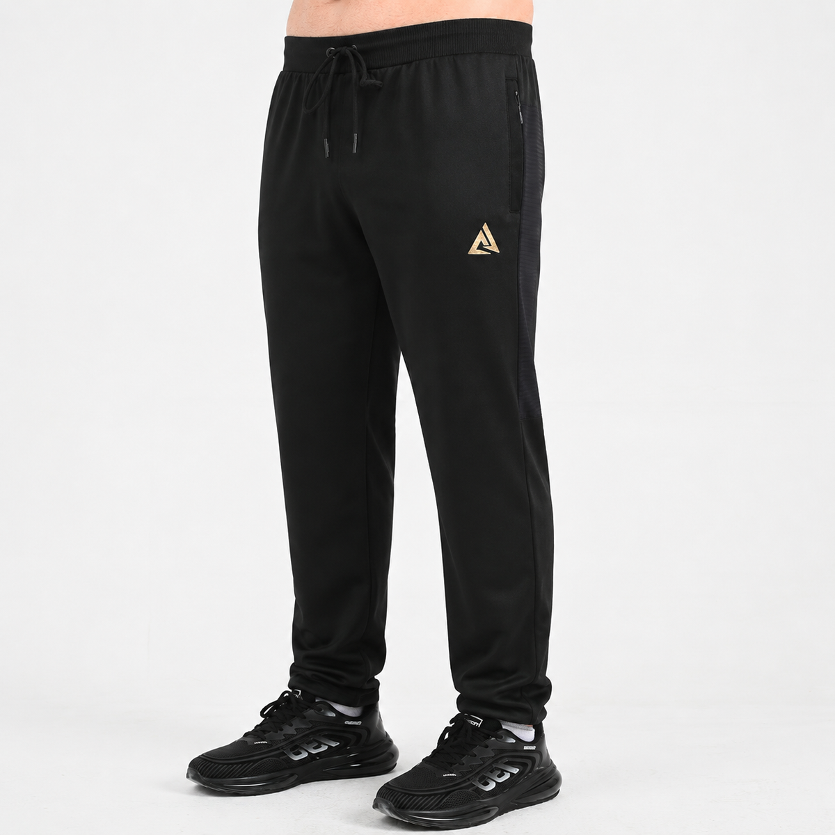 Men's Stretch Black Sports Jogger