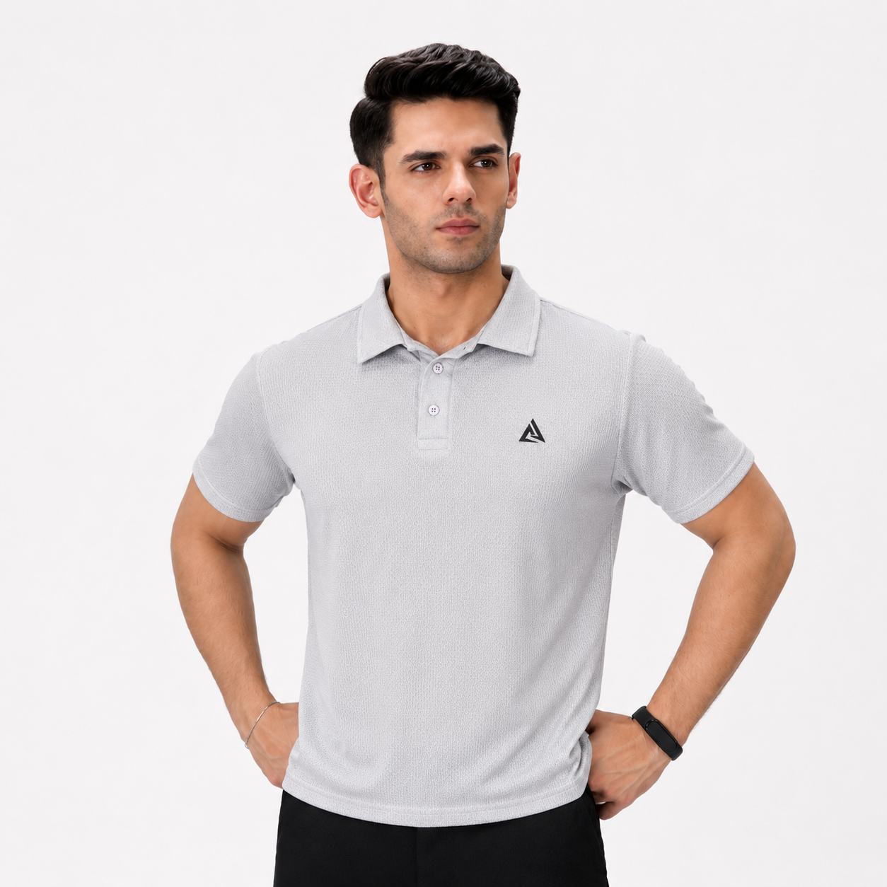 Urban Frost Gray Polo Shirt