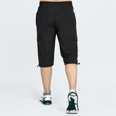 Black Premium 3-Quarter Shorts