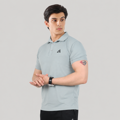 Grey True Fit Polo Shirt