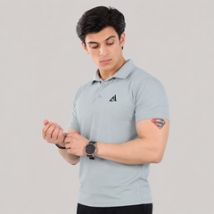 Grey True Fit Polo Shirt