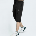 Black Premium 3-Quarter Shorts