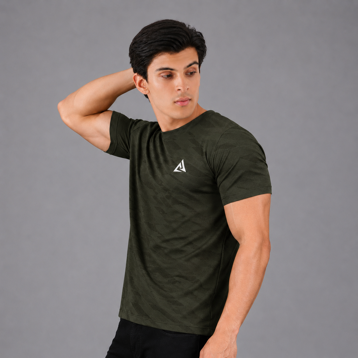 Shadow Olive Green Dri-Fit T- Shirt