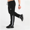 Striped Black Joggers