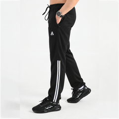 Striped Black Joggers