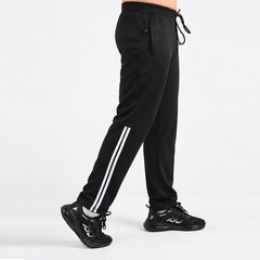 Striped Black Joggers
