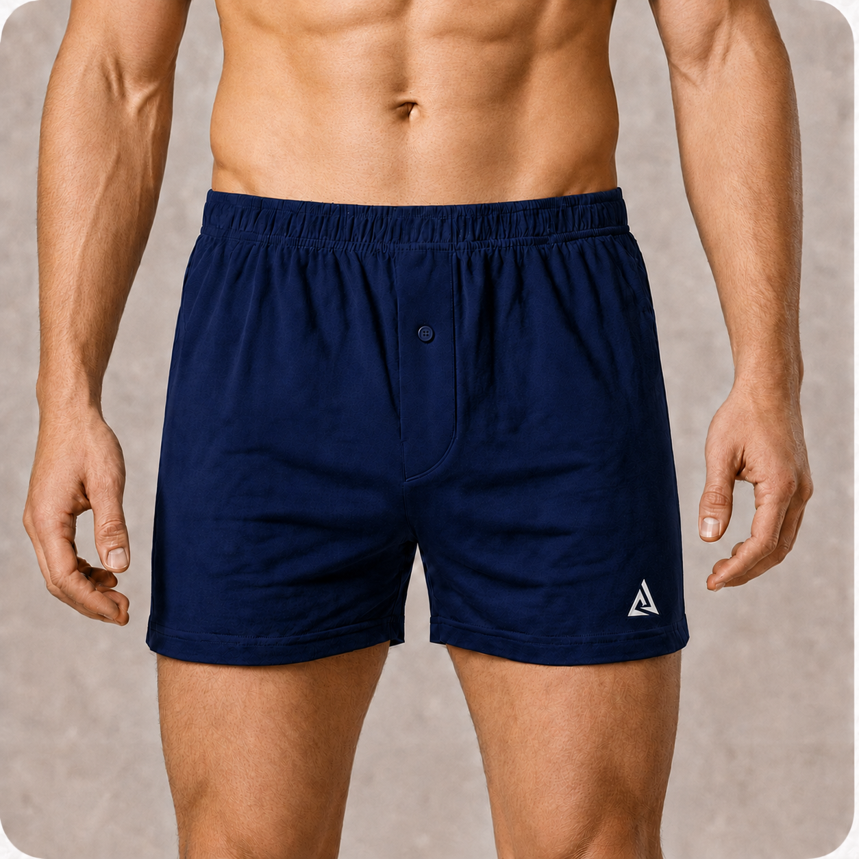 (Single) Men's Navy Boxer Shorts