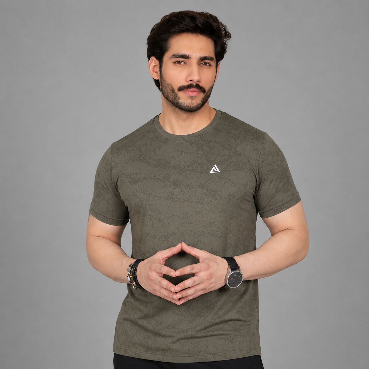 FOURNOD PRINT DRI-FIT TOP PULLOVER T-SHIRT