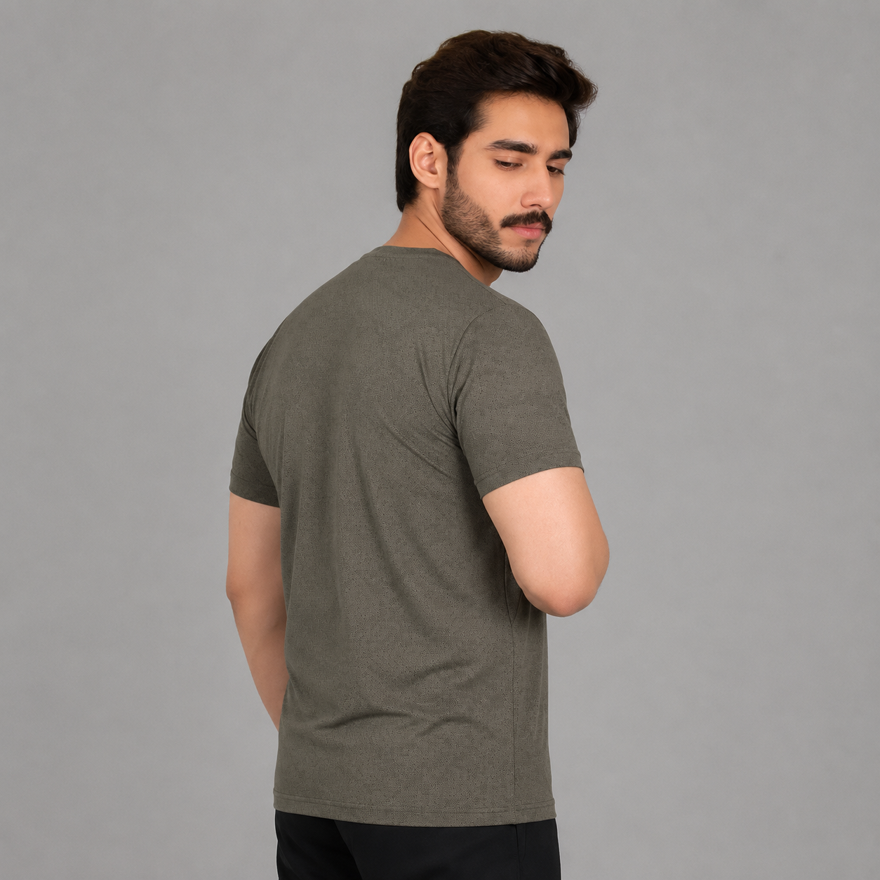 FOURNOD PRINT DRI-FIT TOP PULLOVER T-SHIRT