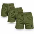 (Pack of 3) Men's Olive Green Boxer Shorts