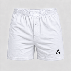 (Single) Men's White Boxer Shorts