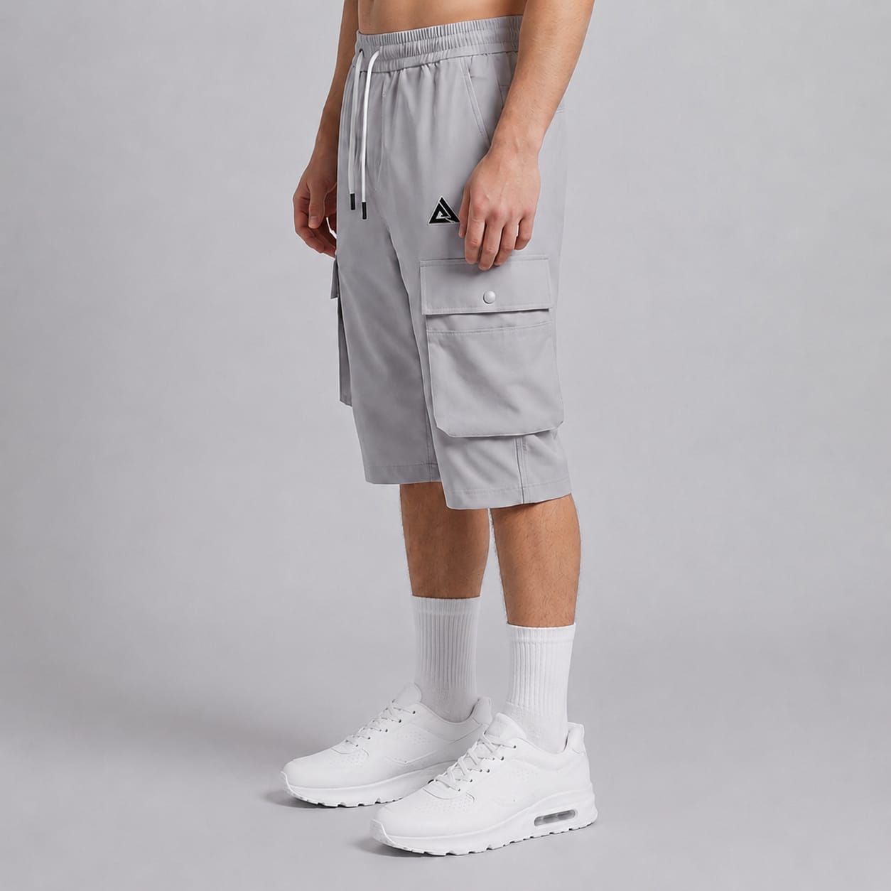 Core Silver Cargo 3 Quarter Short