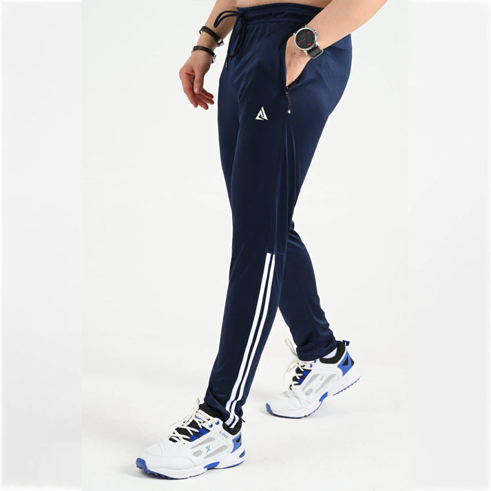 STRIPED JOGGERS 2.0 ACTIVE CASUAL BOTTOM Navy