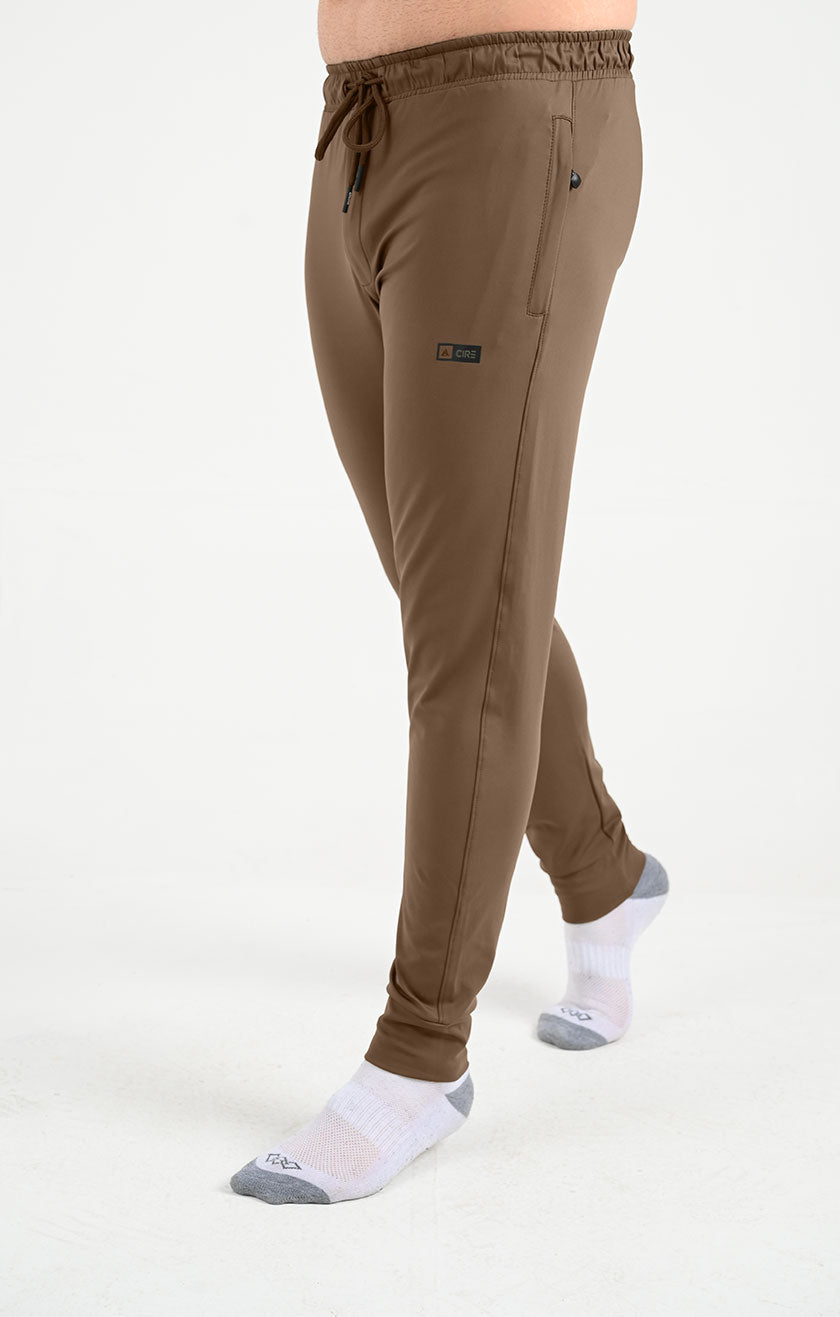 CASUAL GYM TROUSER - 4 SEASONS IN BROWN
