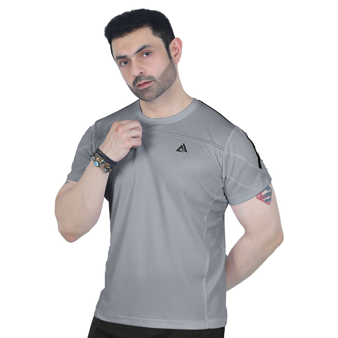 Fidora Light Gray Dri-Fit T-Shirt