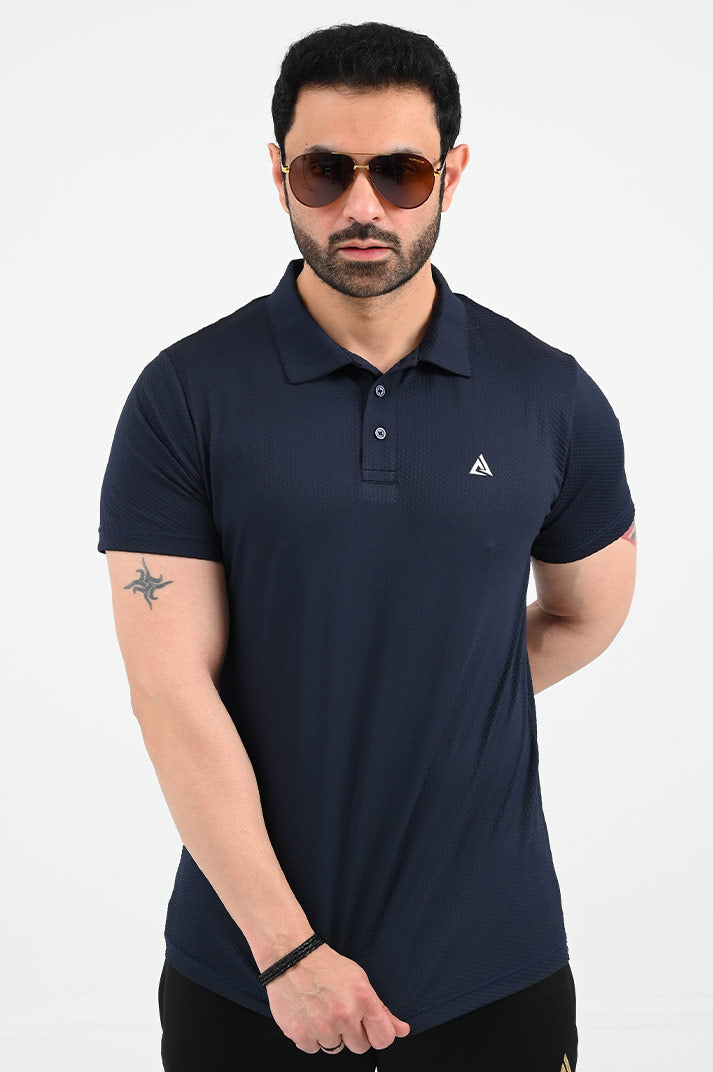 POLO NAVY  Dri-Fit  Short Sleeve