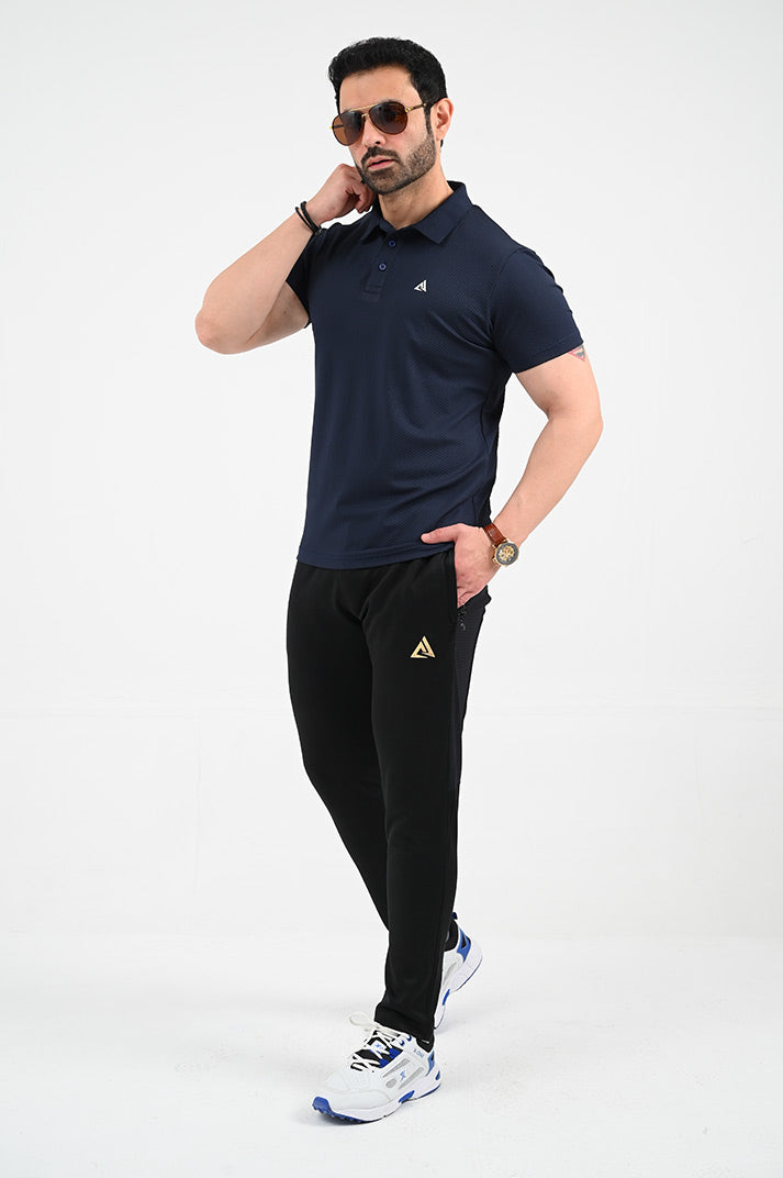 NAVY POLO TRACKSUIT FOR SUMMER SEASON
