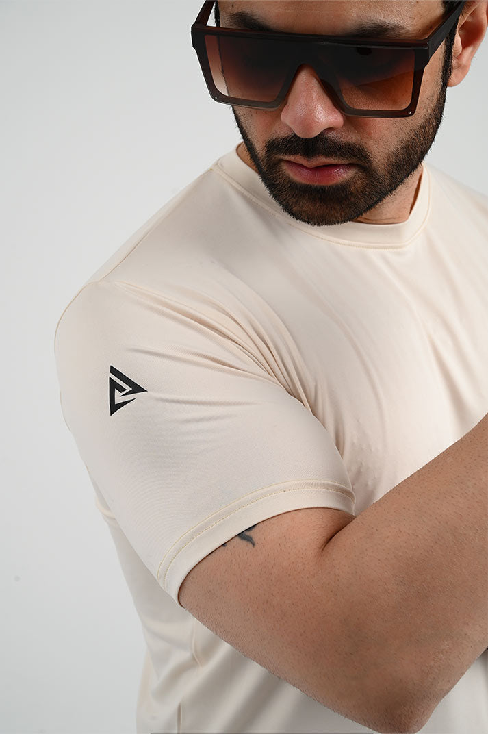 OFF WHITE PLAN DRI-FIT  O-Neck T-Shirt